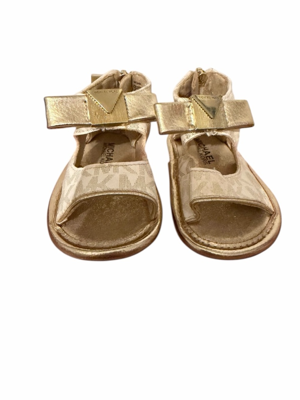MICHAEL KORS- BABYTILL DAHNIA 3 VANILLA MONO - CRIB SHOES - Picture 6 of 6